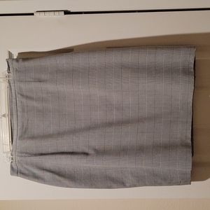 Plaid Black & White Skirt